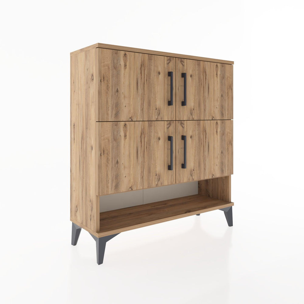 Woodntry Modular Dresser Pine 88x30x84 cm with Cover and Shelf KR42-3