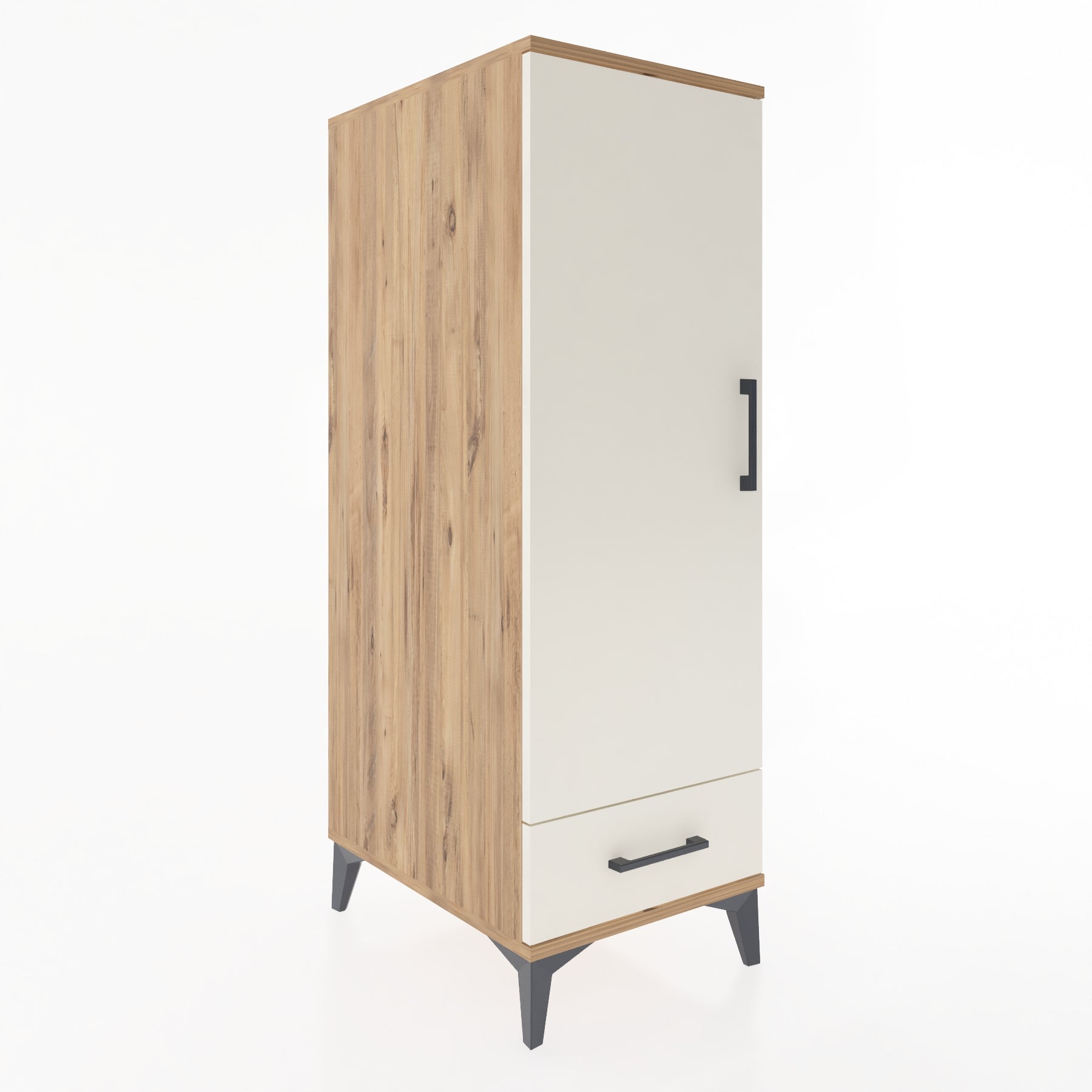 Woodntry Modular Cabinet Pine 44x59x122 cm with Doors and Drawers KC43-3