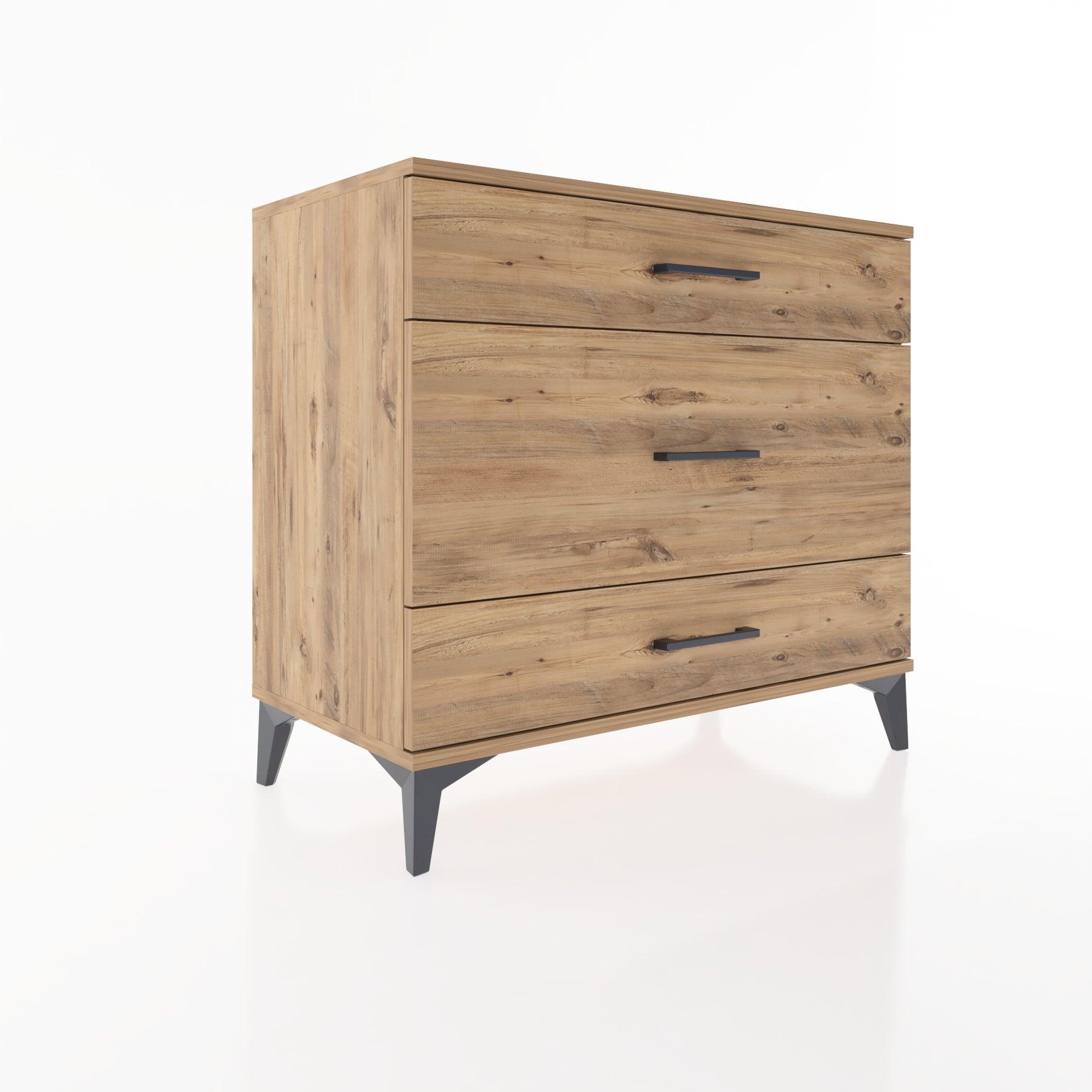 Woodntry Modüler Şifonyer Çam 88x44x68 cm Çekmeceli C43-3