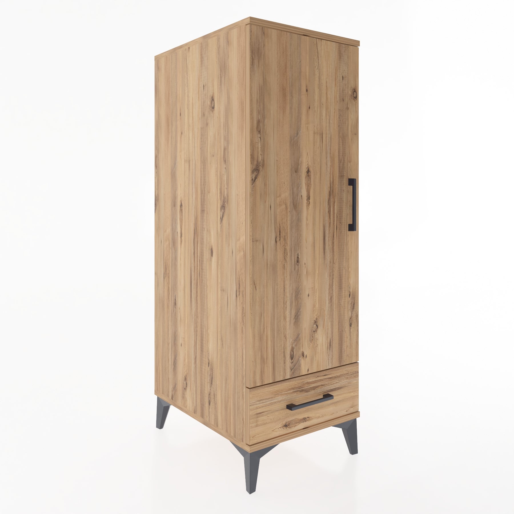 Woodntry Modular Cabinet Pine 44x59x122 cm with Doors and Drawers KC43-3
