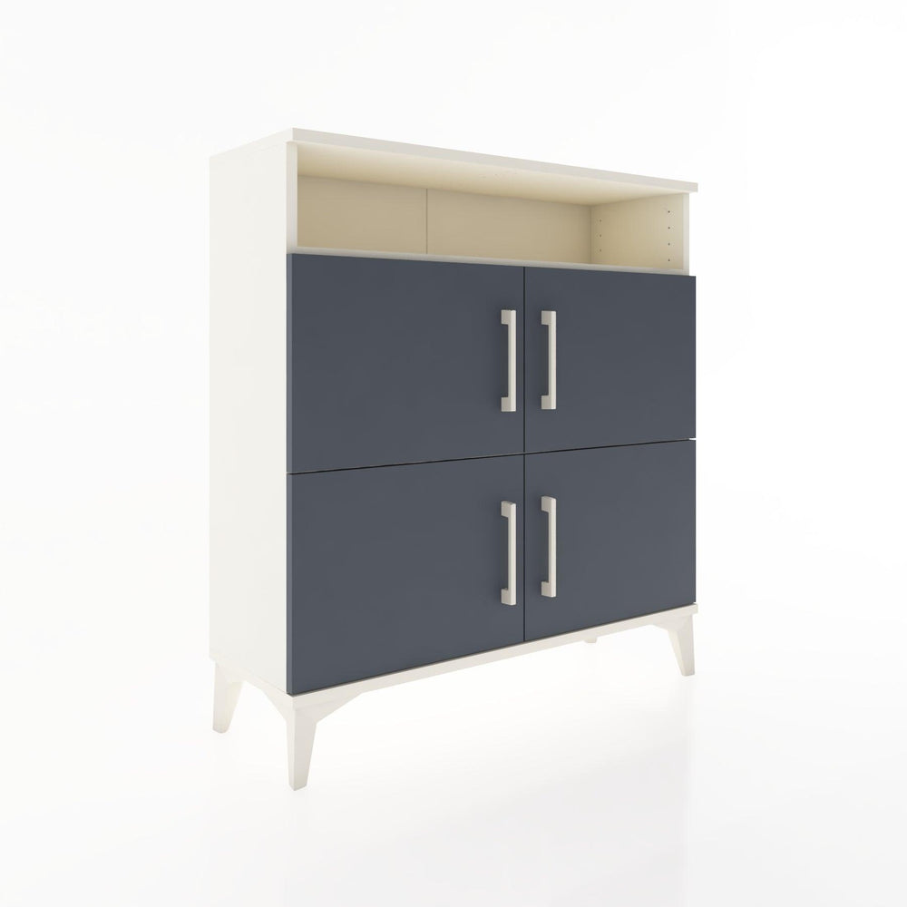Woodntry Modular Dresser Moonstone 88x30x84 cm with Cover and Shelf KR44-1