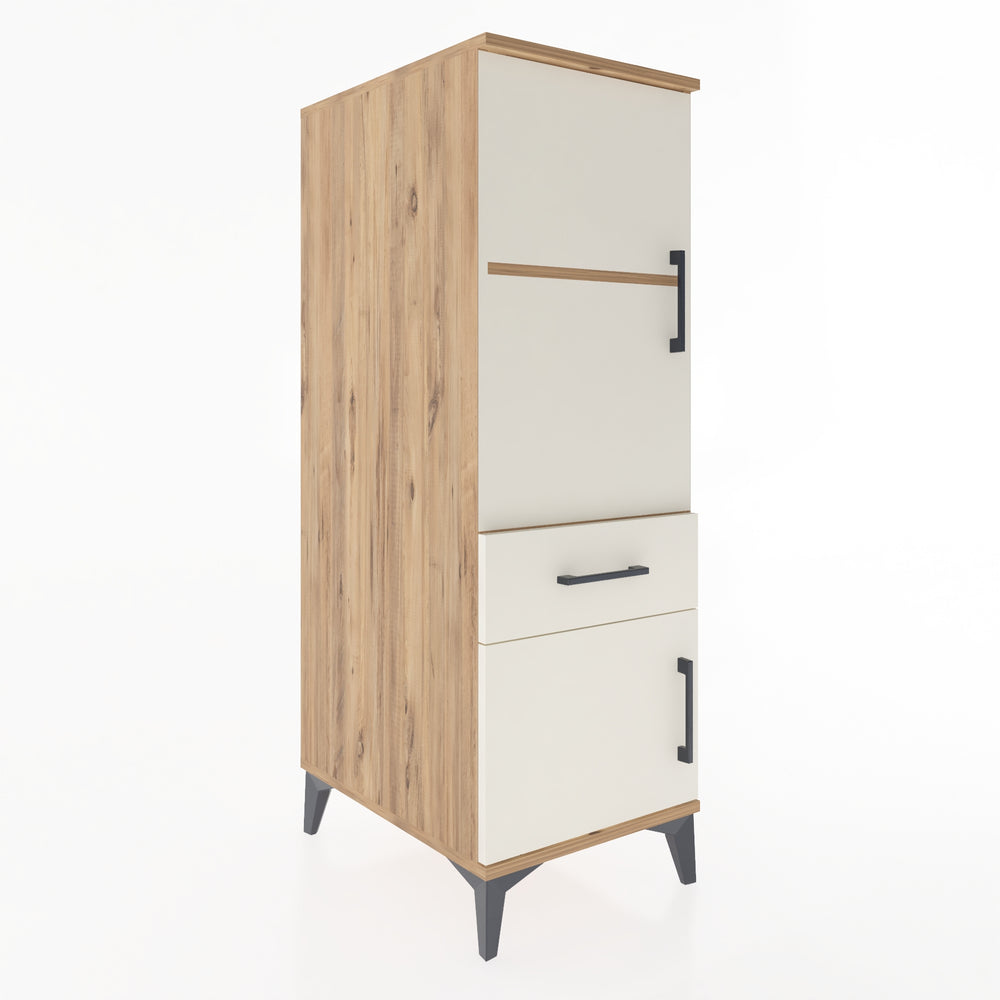 Woodntry Modular Cabinet Pine 44x59x122 cm with Doors and Drawers KC44-3