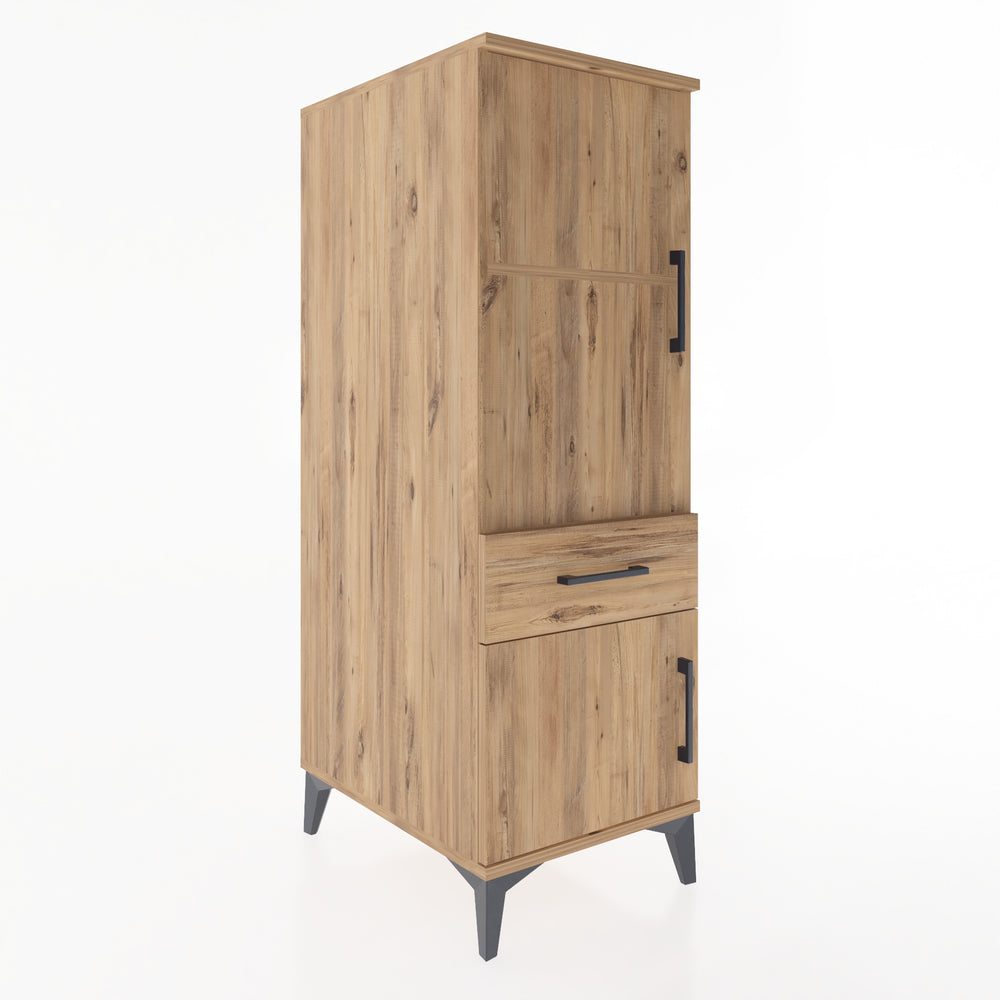 Woodntry Modular Cabinet Pine 44x59x122 cm with Doors and Drawers KC44-3