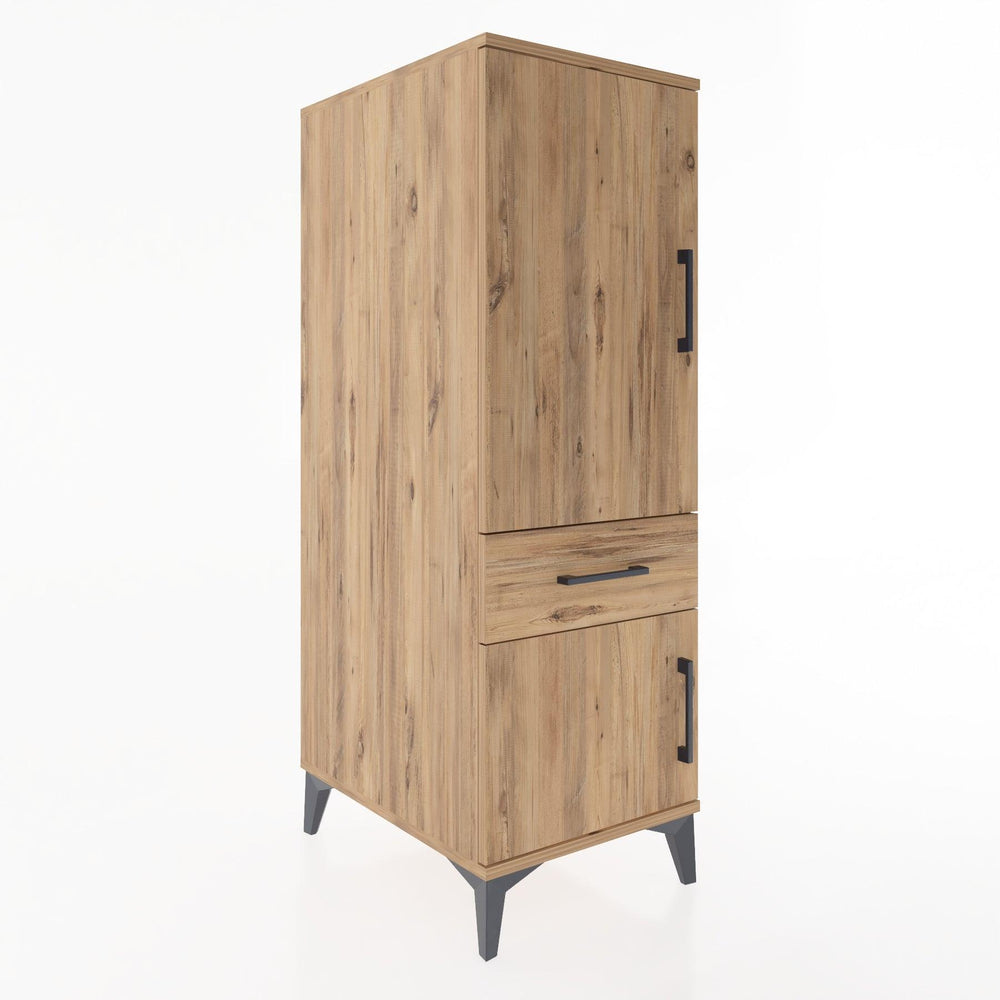 Woodntry Modular Cabinet Pine 44x59x122 cm with Doors and Drawers KC133-3