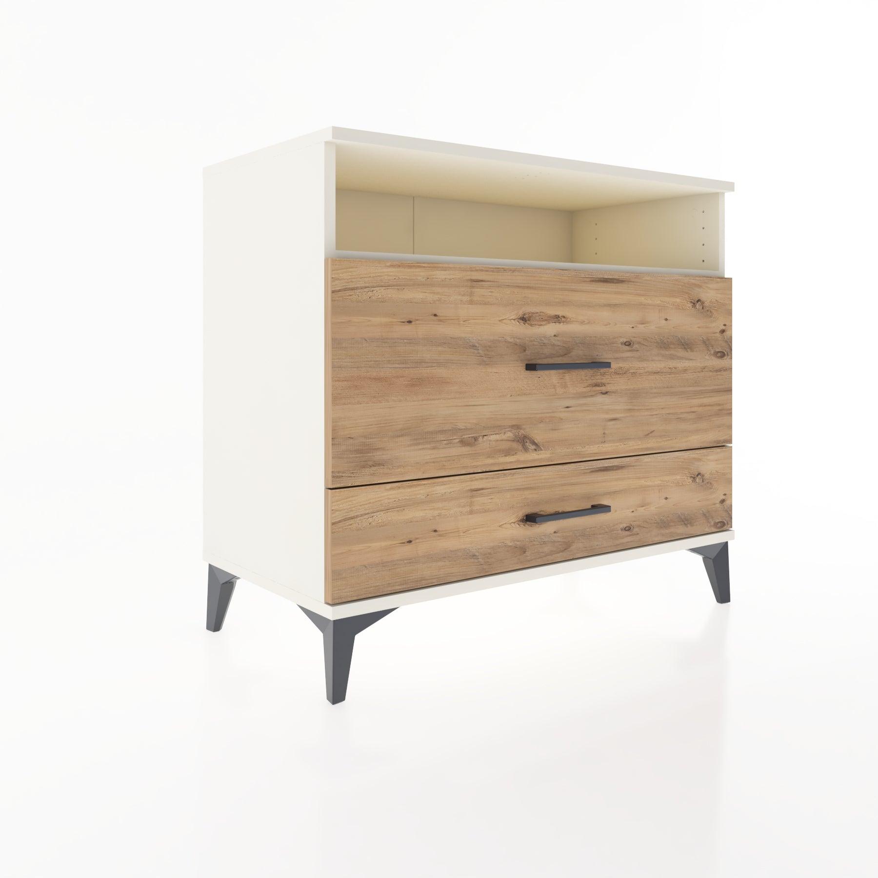 Woodntry Modüler Şifonyer Aytaşı 88x44x68 cm Çekmeceli ve Raflı CR45-1