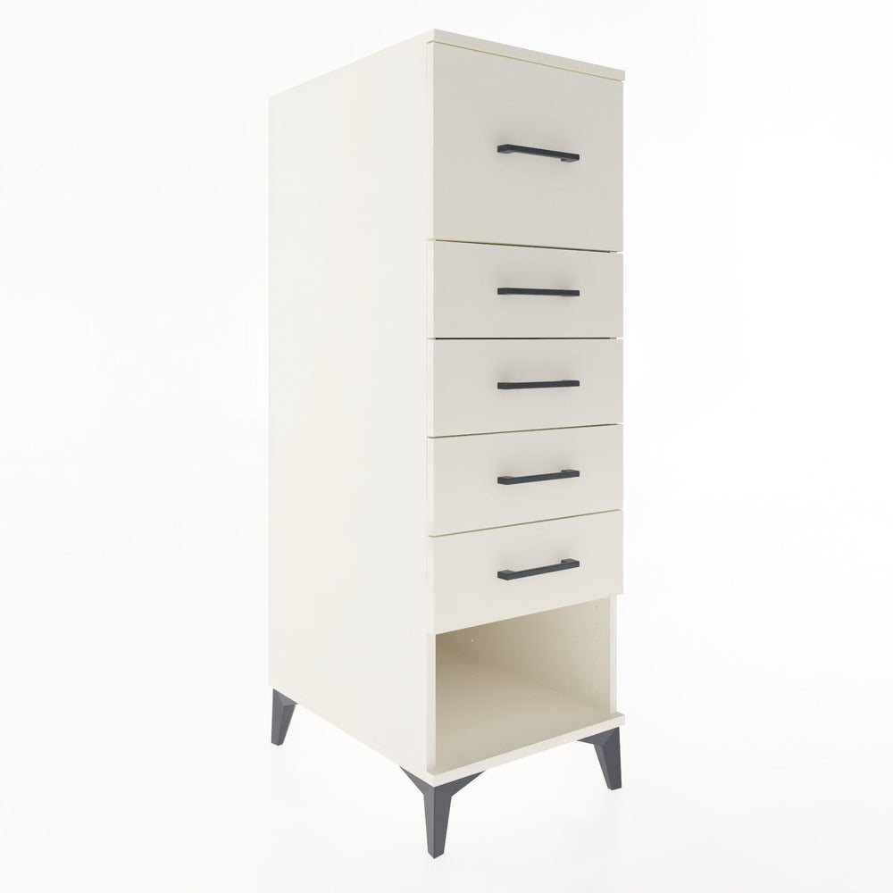 Woodntry Modular Cabinet Moonstone 44x30x122 cm with Drawers and Shelves CR95-1