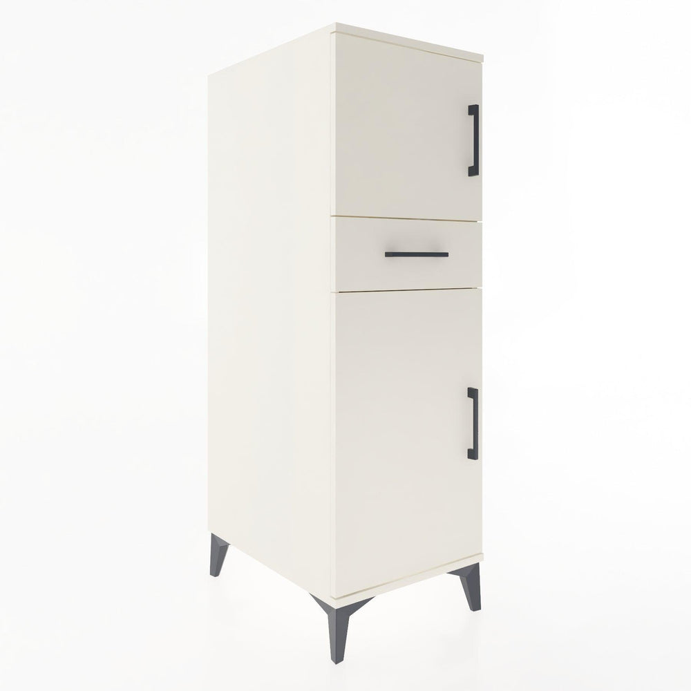 Woodntry Modular Cabinet Moonstone 44x30x122 cm with Doors and Drawers KC45-1