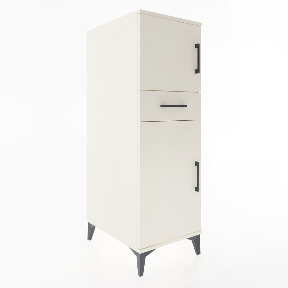 Woodntry Modüler Dolap Aytaşı 44x59x122 cm Kapaklı ve Çekmeceli KC45-1