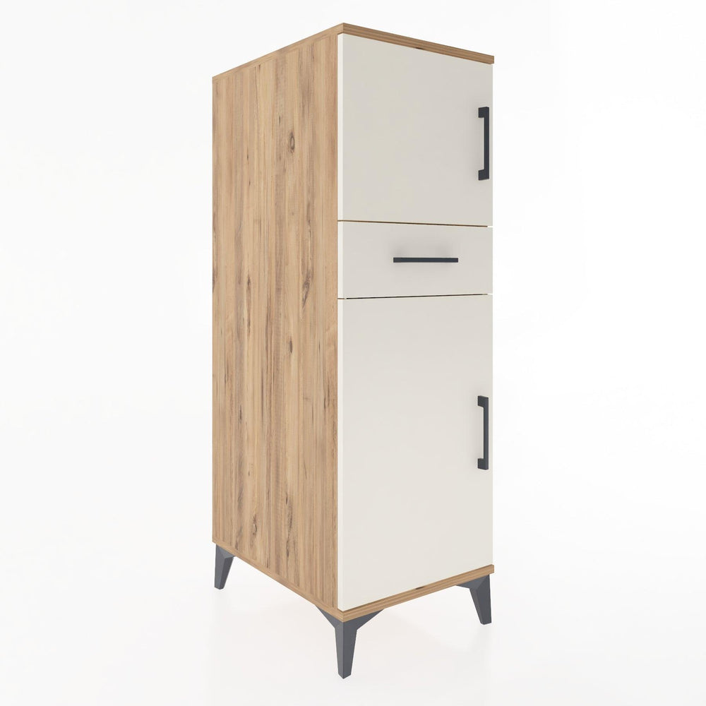 Woodntry Modular Cabinet Pine 44x30x122 cm with Doors and Drawers KC45-3