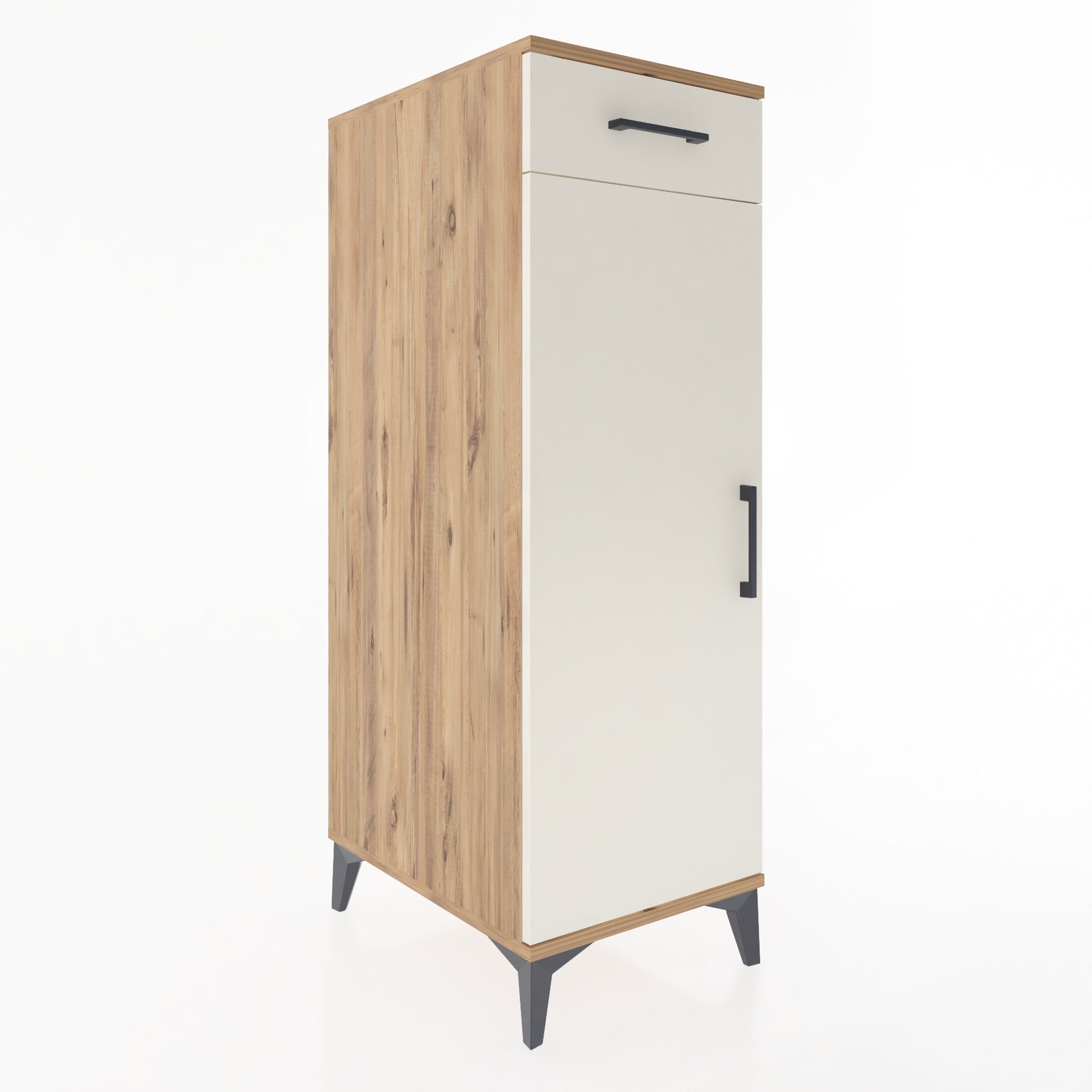 Woodntry Modular Cabinet Pine 44x59x122 cm with Doors and Drawers KC46-3