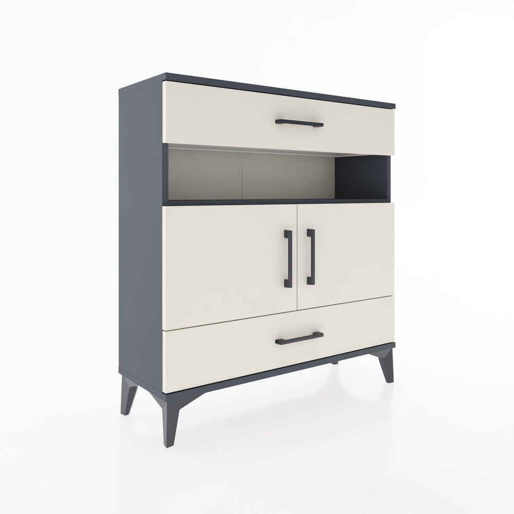 Woodntry Modular Dresser Anthracite 88x30x84 cm Functional F47-2