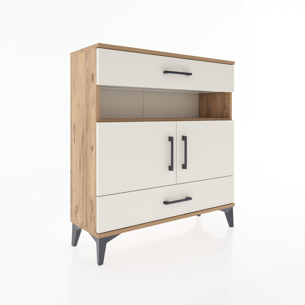 Woodntry Modüler Şifonyer Çam 88x30x84 cm Fonksiyonel F47-3