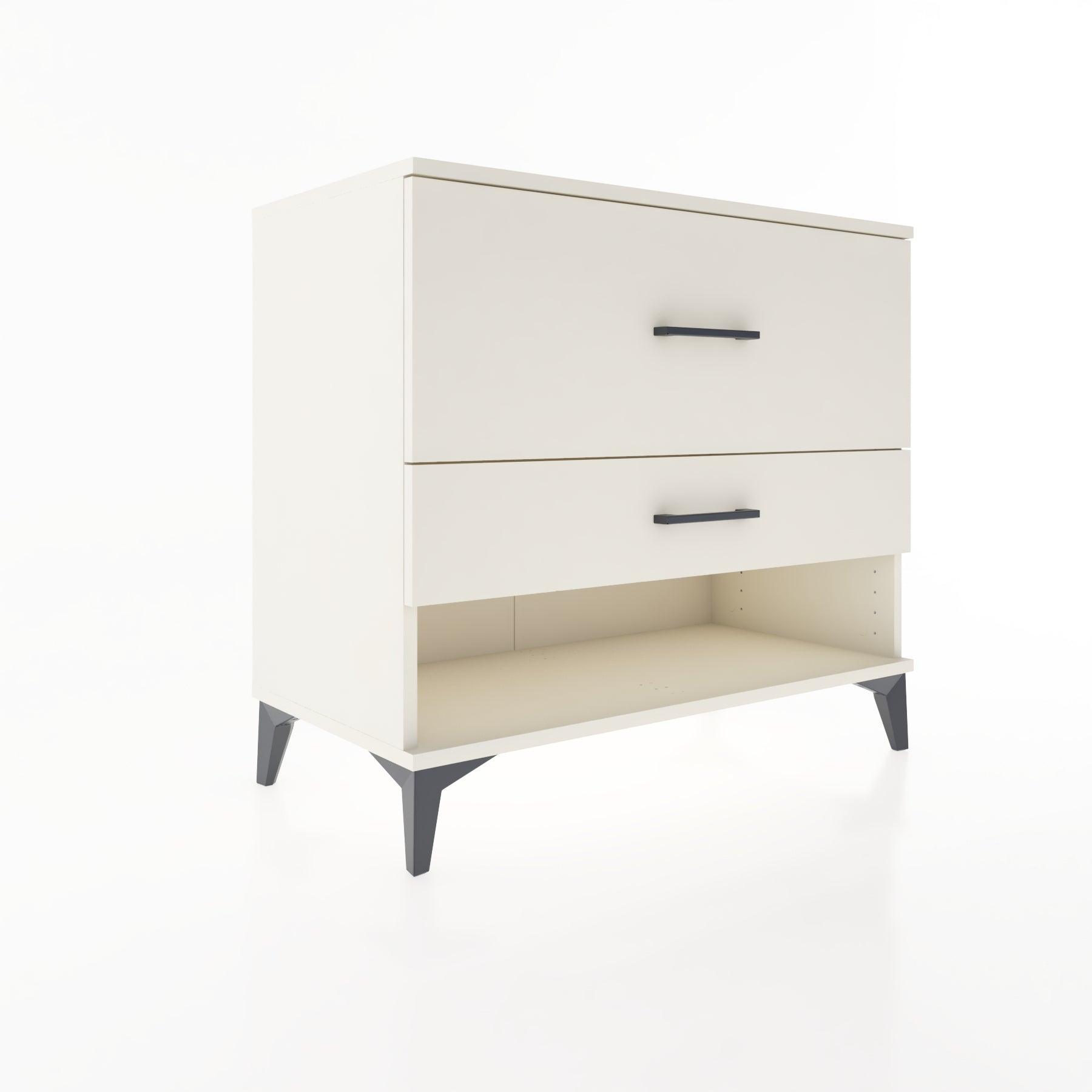 Woodntry Modüler Şifonyer Aytaşı 88x44x68 cm Çekmeceli ve Raflı CR48-1