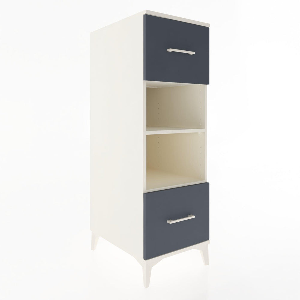 Woodntry Modular Cabinet Moonstone 44x30x122 cm with Drawers and Shelves CR99-1