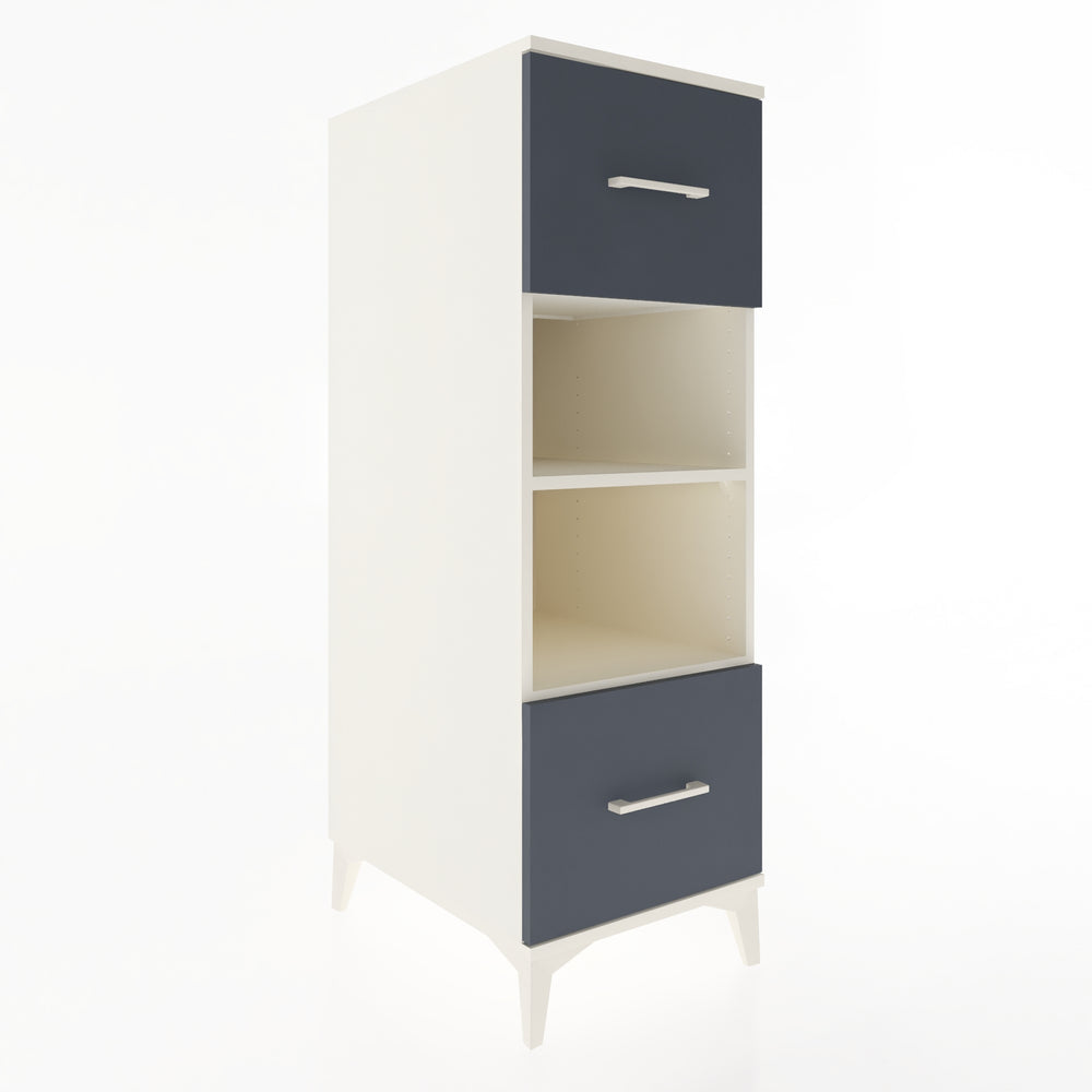 Woodntry Modular Cabinet Moonstone 44x59x122 cm with Drawers and Shelves CR99-1