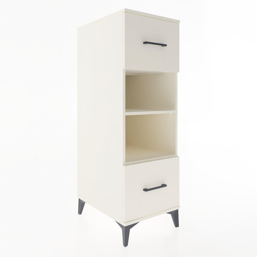 Woodntry Modular Cabinet Moonstone 44x30x122 cm with Drawers and Shelves CR99-1