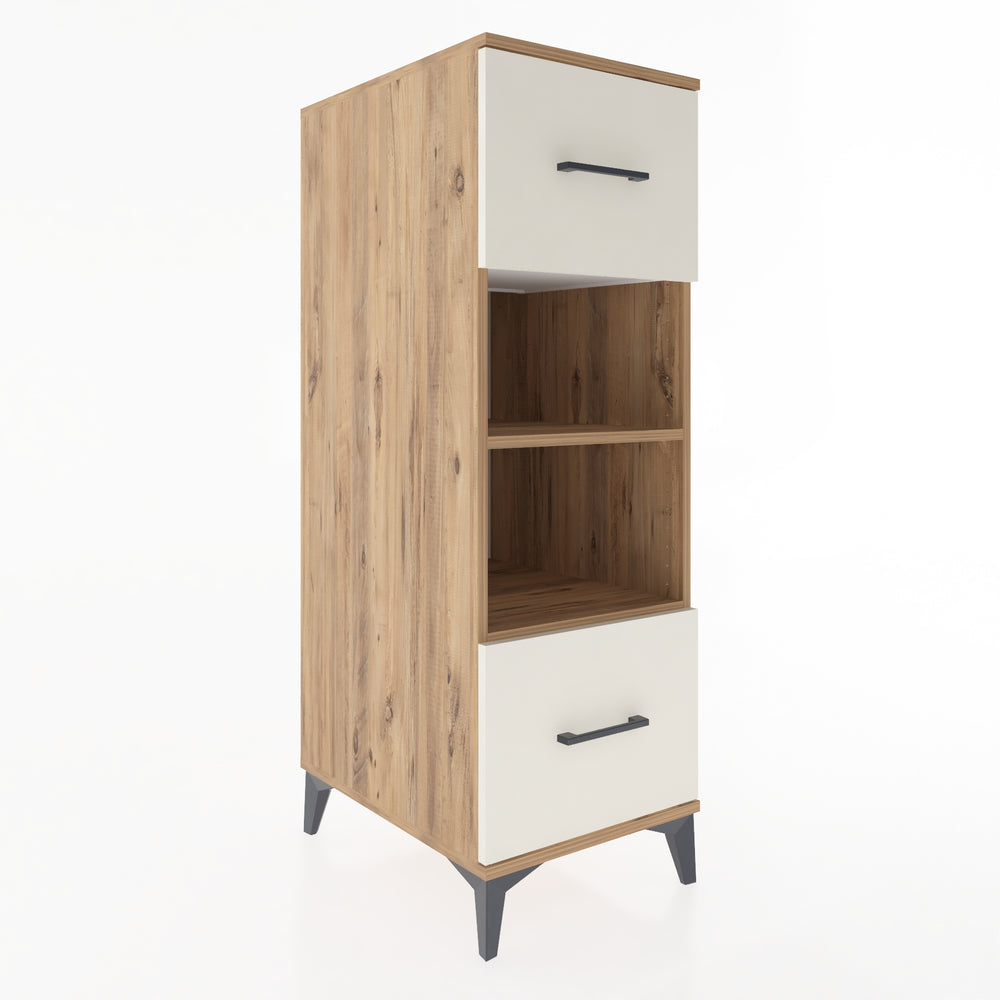 Woodntry Modular Cabinet Pine 44x59x122 cm with Drawers and Shelves CR99-3