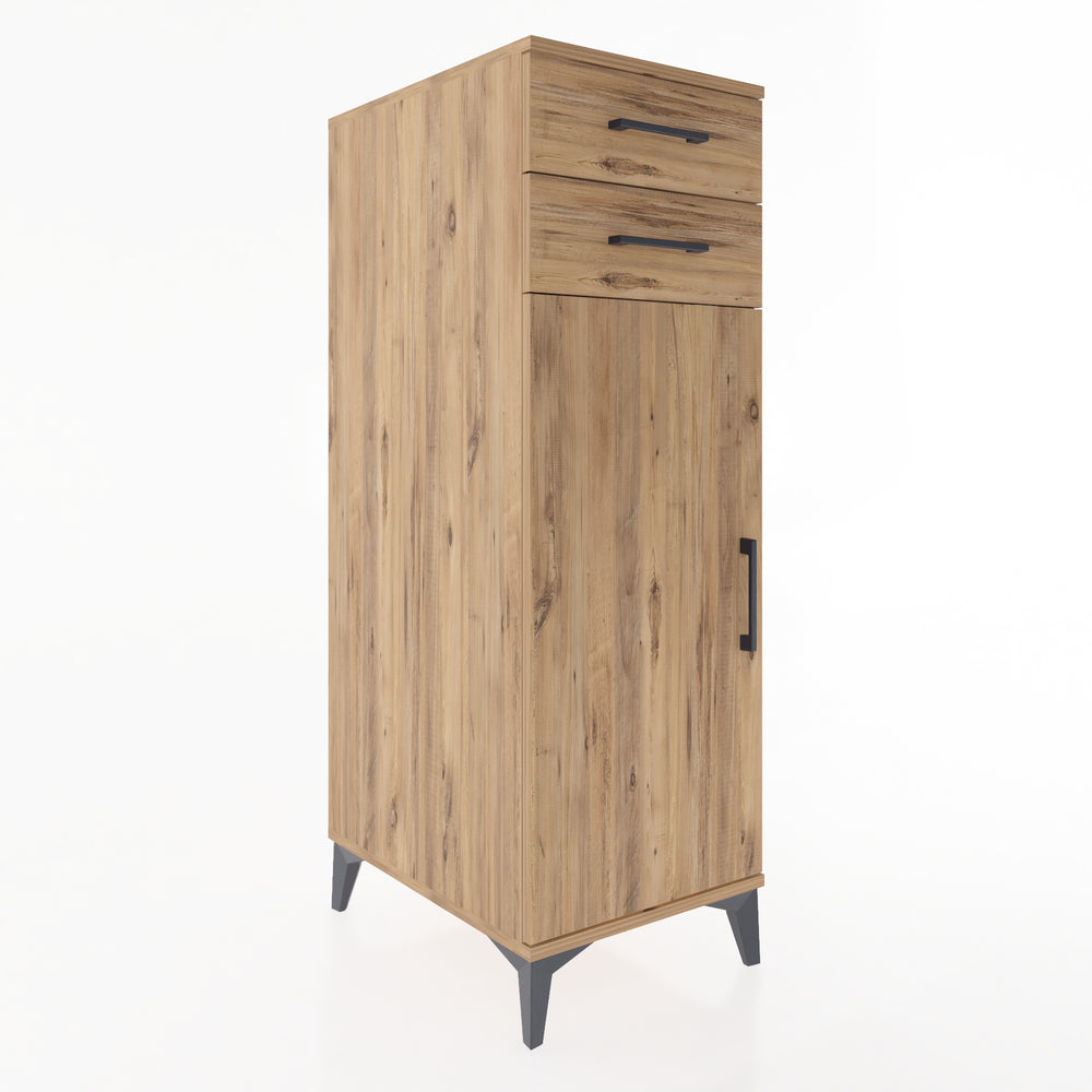 Woodntry Modular Cabinet Pine 44x59x122 cm with Doors and Drawers KC49-3