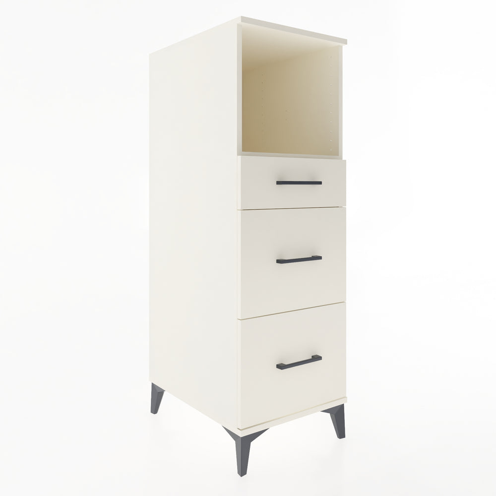Woodntry Modular Cabinet Moonstone 44x59x122 cm with Drawers and Shelves CR100-1