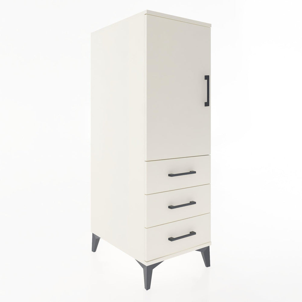 Woodntry Modular Cabinet Moonstone 44x30x122 cm with Doors and Drawers KC134-1