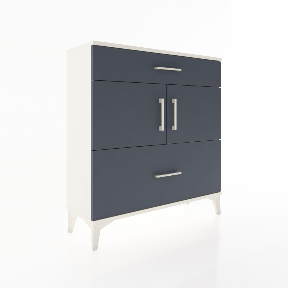 Woodntry Modular Dresser Moonstone 88x30x84 cm with Cover and Drawer KC52-1