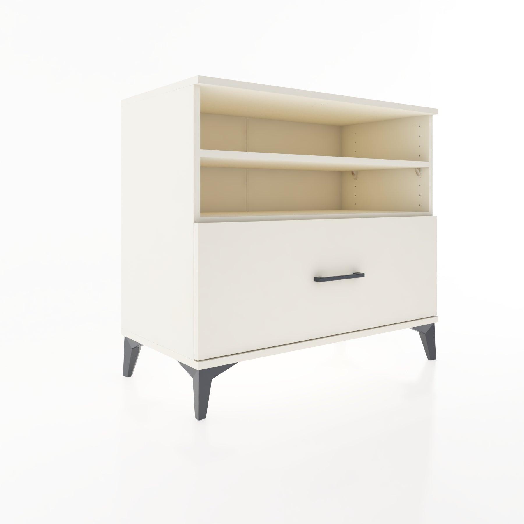 Woodntry Modüler Şifonyer Aytaşı 88x44x68 cm Çekmeceli ve Raflı CR52-1