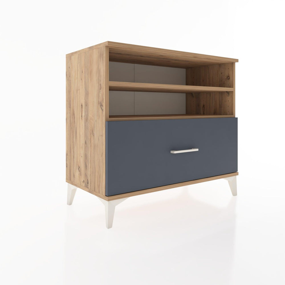 Woodntry Modüler Şifonyer Çam 88x44x68 cm Çekmeceli ve Raflı CR52-3