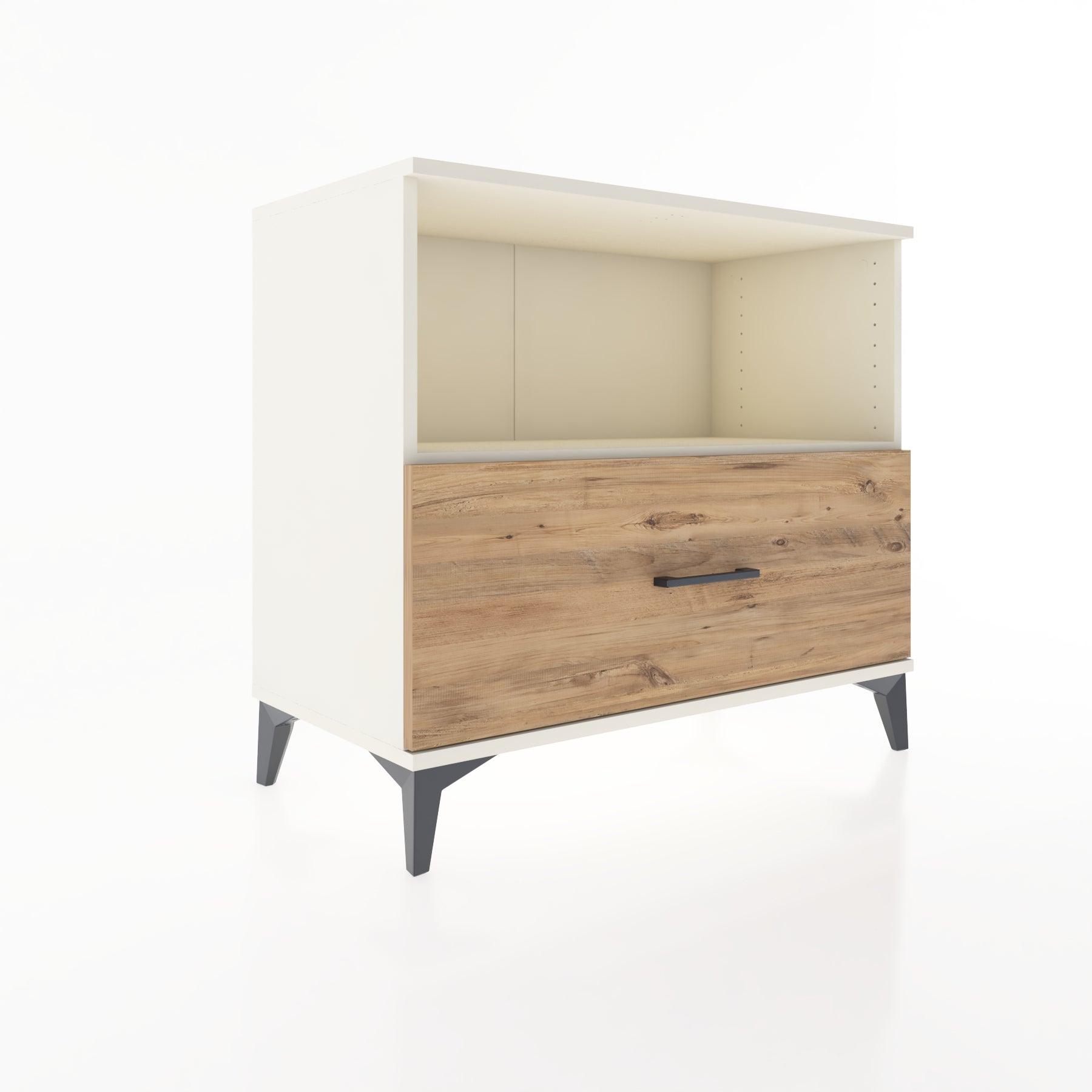 Woodntry Modüler Şifonyer Aytaşı 88x44x68 cm Çekmeceli ve Raflı CR53-1