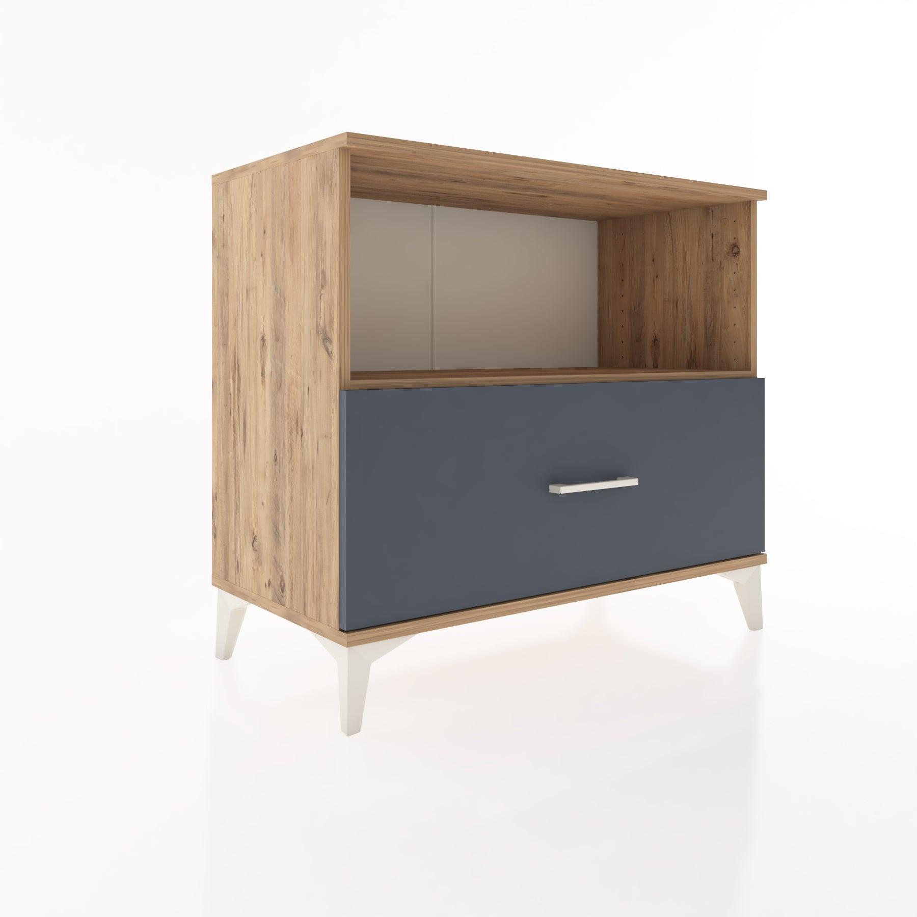 Woodntry Modüler Şifonyer Çam 88x44x68 cm Çekmeceli ve Raflı CR53-3