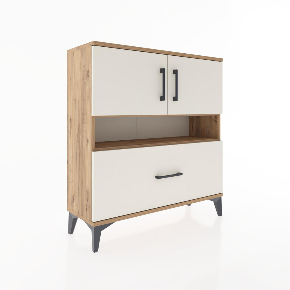 Woodntry Modüler Şifonyer Çam 88x30x84 cm Fonksiyonel F54-3