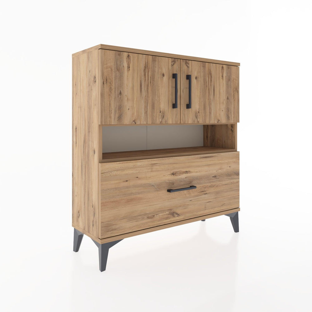 Woodntry Modüler Şifonyer Çam 88x30x84 cm Fonksiyonel F54-3