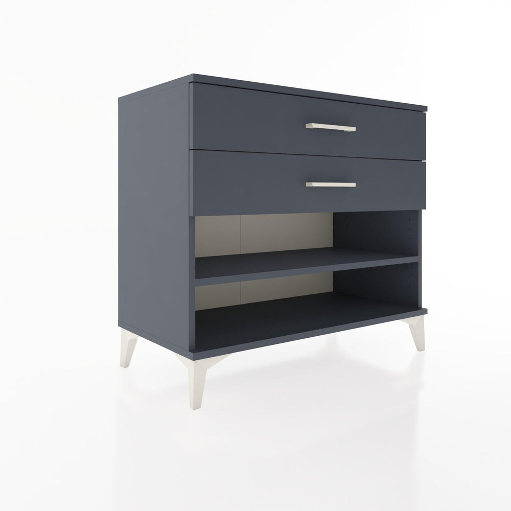 Woodntry Modular Dresser Anthracite 88x44x68 cm with Drawers and Shelves CR56-2