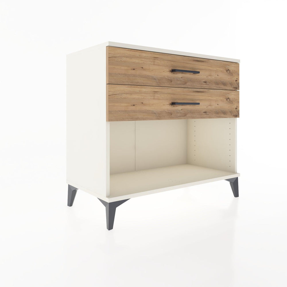 Woodntry Modular Dresser Moonstone 88x44x68 cm with Drawers and Shelves CR57-1