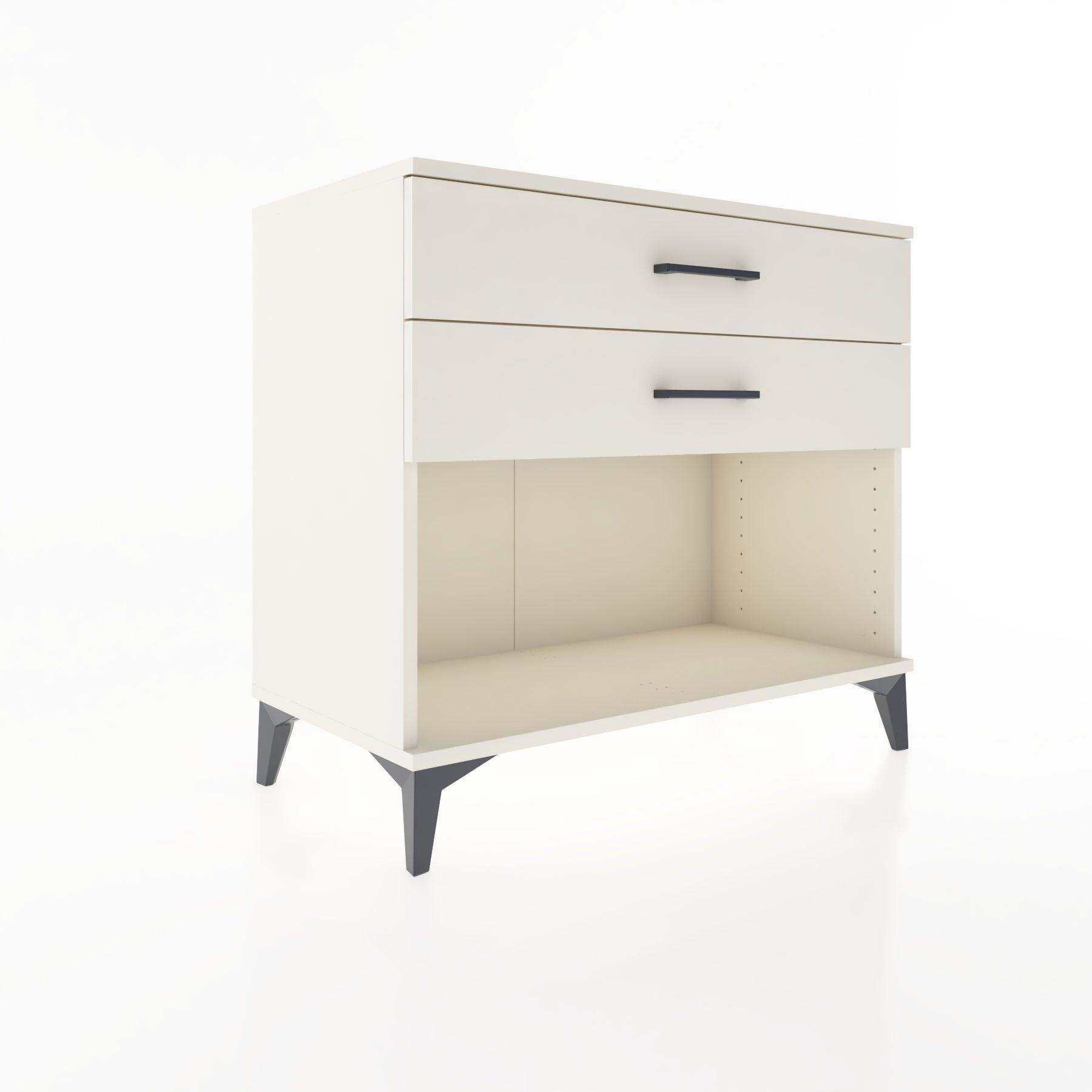 Woodntry Modüler Şifonyer Aytaşı 88x44x68 cm Çekmeceli ve Raflı CR57-1