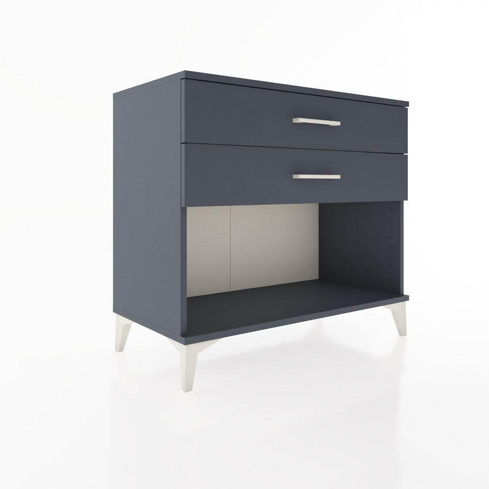 Woodntry Modular Dresser Anthracite 88x44x68 cm with Drawers and Shelves CR57-2