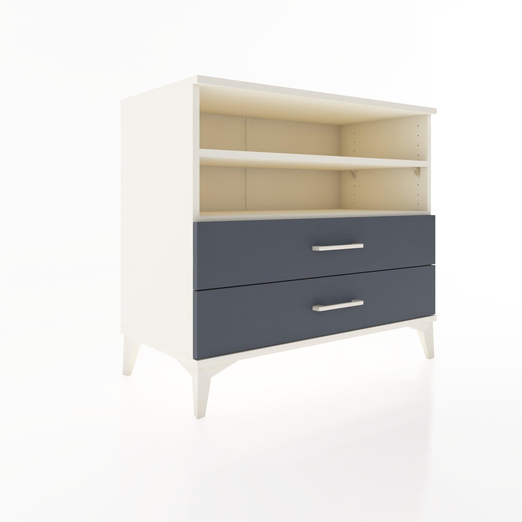 Woodntry Modüler Şifonyer Aytaşı 88x44x68 cm Çekmeceli ve Raflı CR58-1