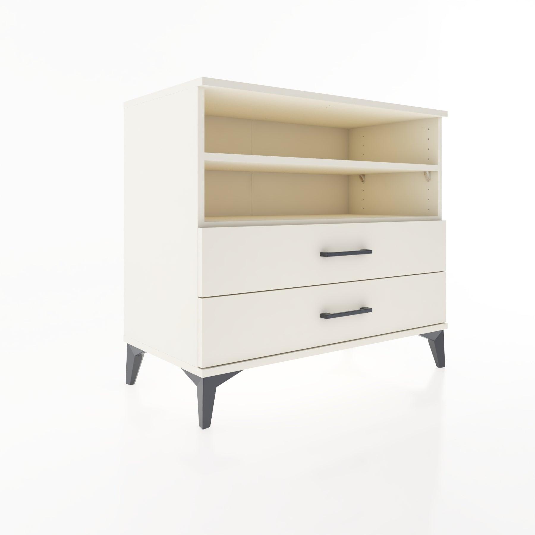 Woodntry Modüler Şifonyer Aytaşı 88x44x68 cm Çekmeceli ve Raflı CR58-1
