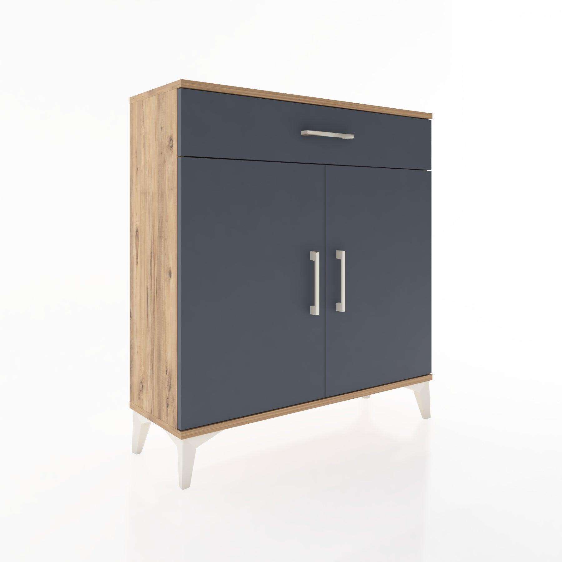 Woodntry Modular Dresser Pine 88x30x84 cm with Cover and Drawer KC59-3