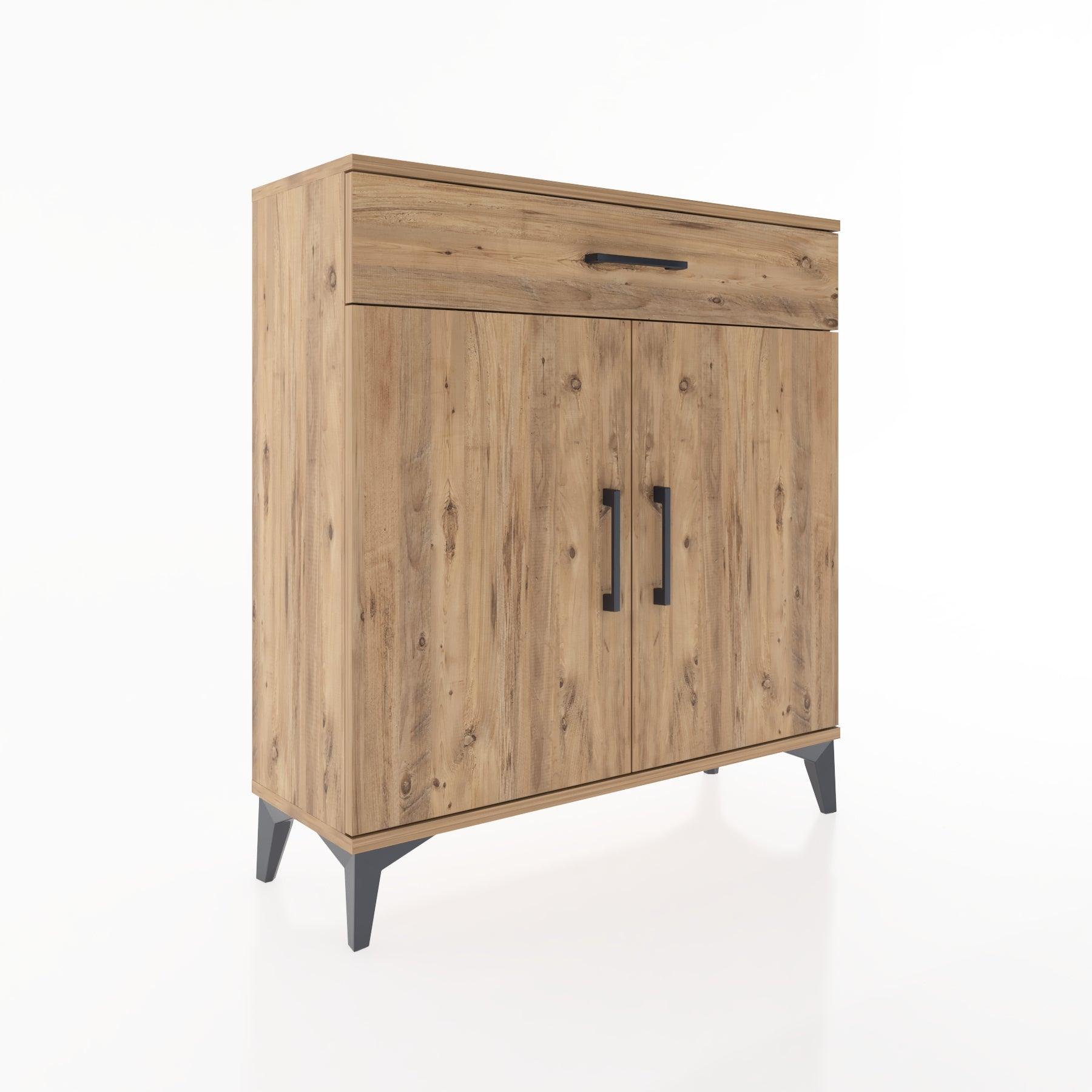 Woodntry Modular Dresser Pine 88x30x84 cm with Cover and Drawer KC59-3