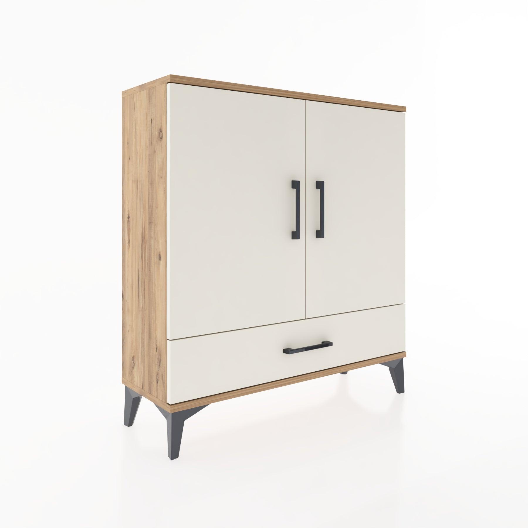 Woodntry Modular Dresser Pine 88x30x84 cm with Cover and Drawer KC60-3