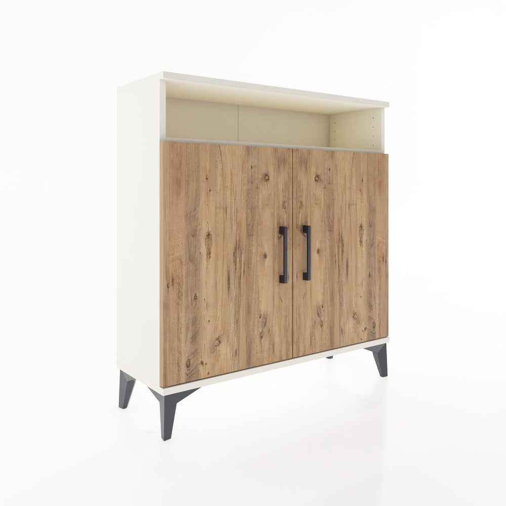 Woodntry Modüler Şifonyer Aytaşı 88x30x84 cm Kapaklı ve Raflı KR61-1