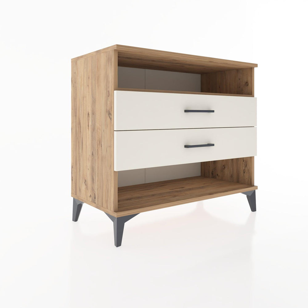 Woodntry Modüler Şifonyer Çam 88x44x68 cm Çekmeceli ve Raflı CR61-3