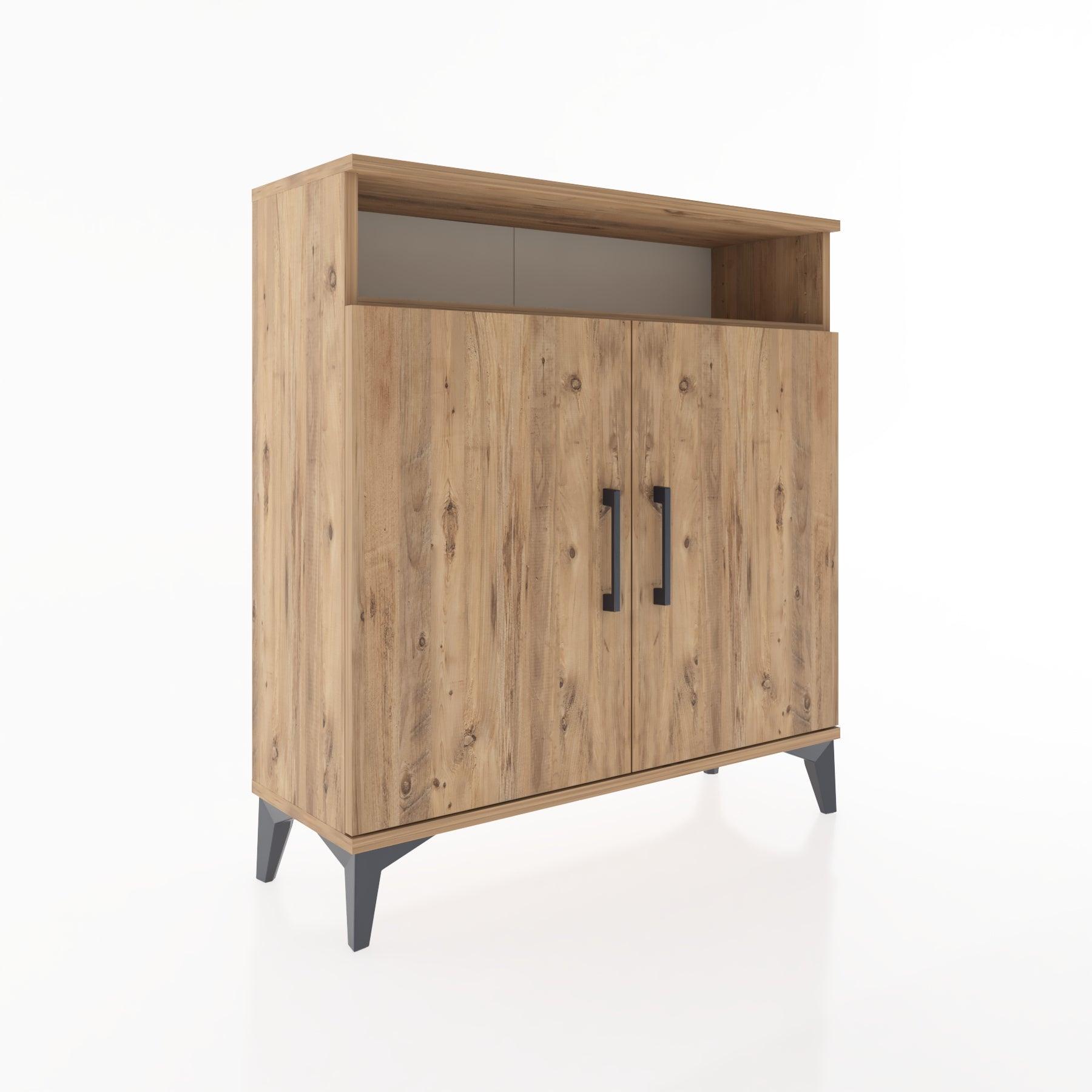 Woodntry Modular Dresser Pine 88x30x84 cm with Cover and Shelf KR61-3