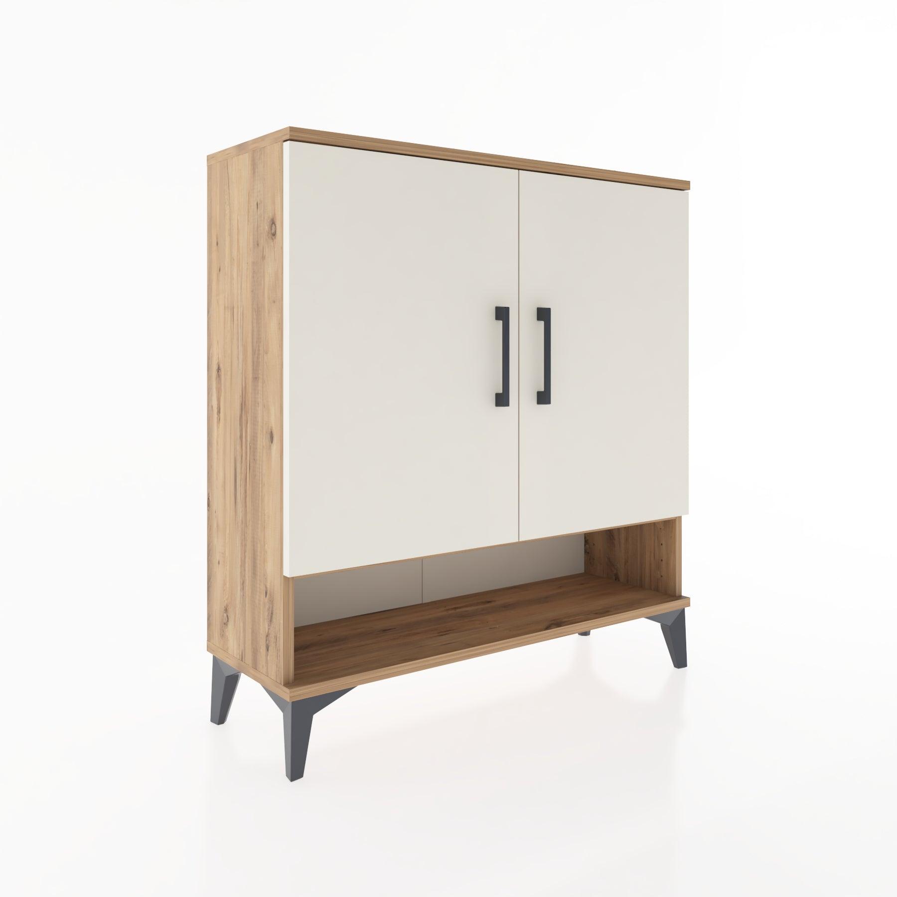 Woodntry Modular Dresser Pine 88x30x84 cm with Cover and Shelf KR62-3