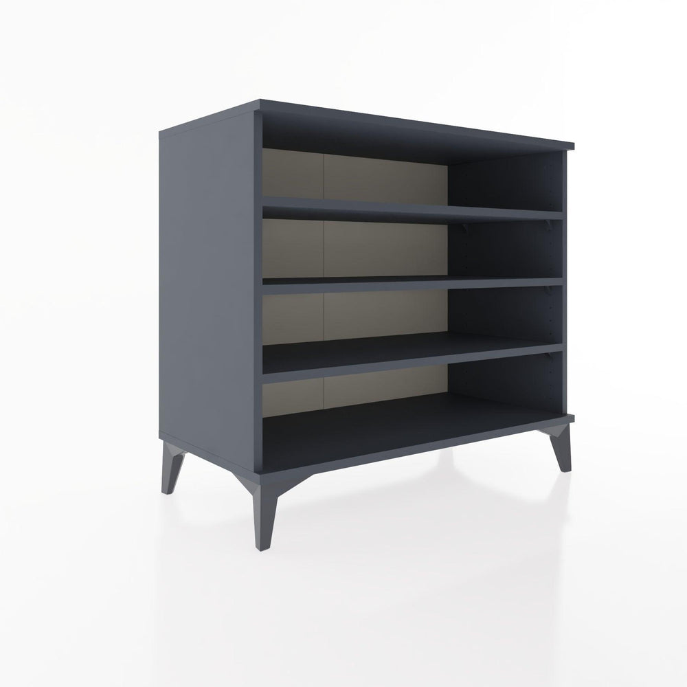 Woodntry Modüler Şifonyer Antrasit 88x44x68 cm Raflı R66-2