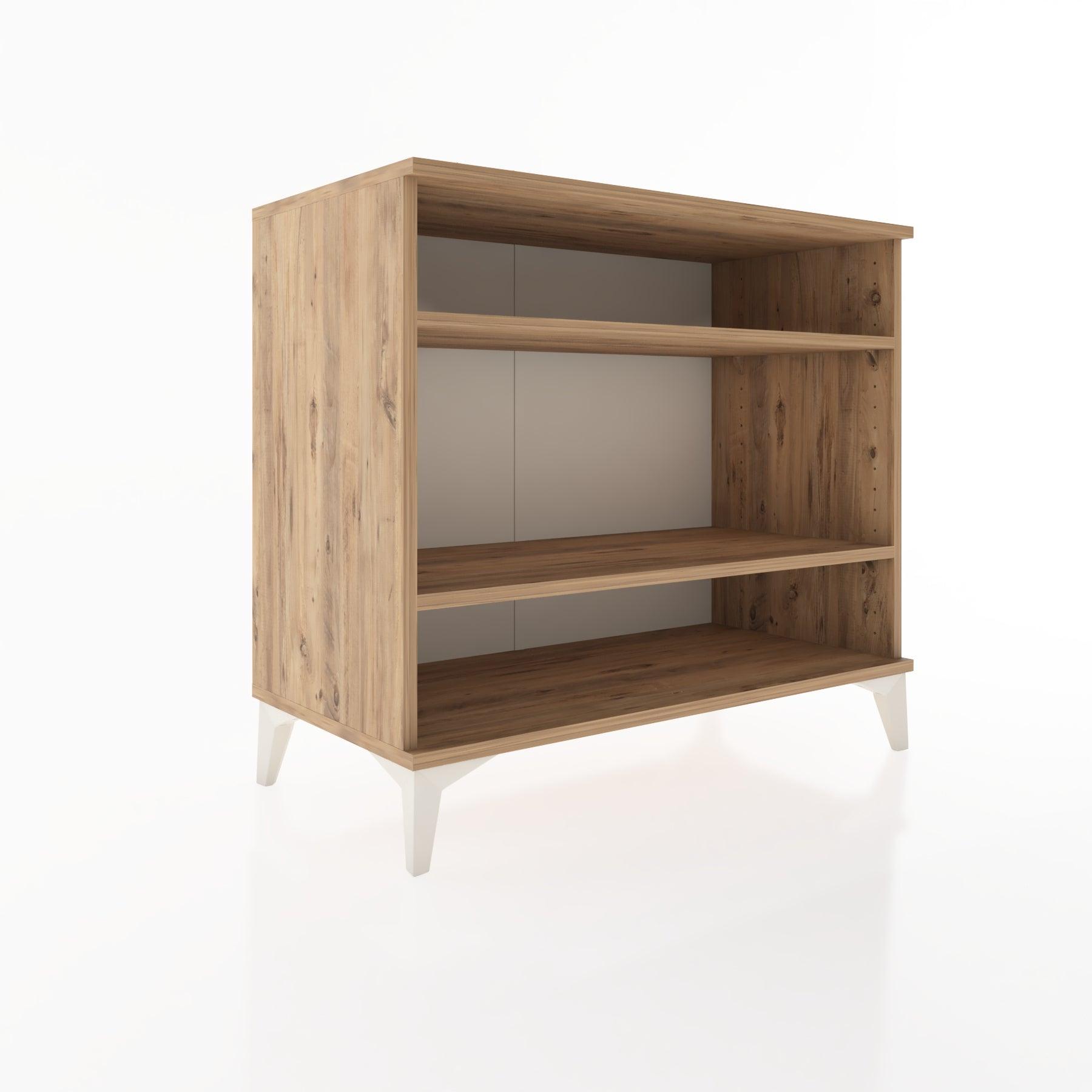 Woodntry Modüler Şifonyer Çam 88x44x68 cm Raflı R67-3