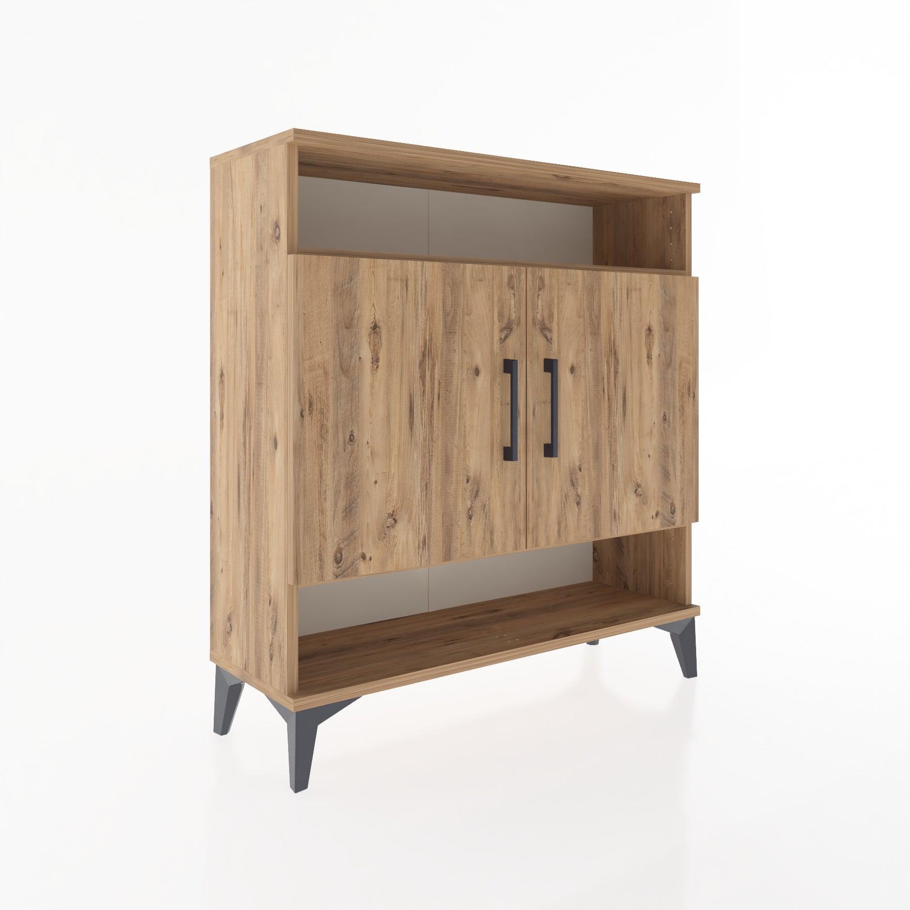 Woodntry Modular Dresser Pine 88x30x84 cm with Cover and Shelf KR67-3