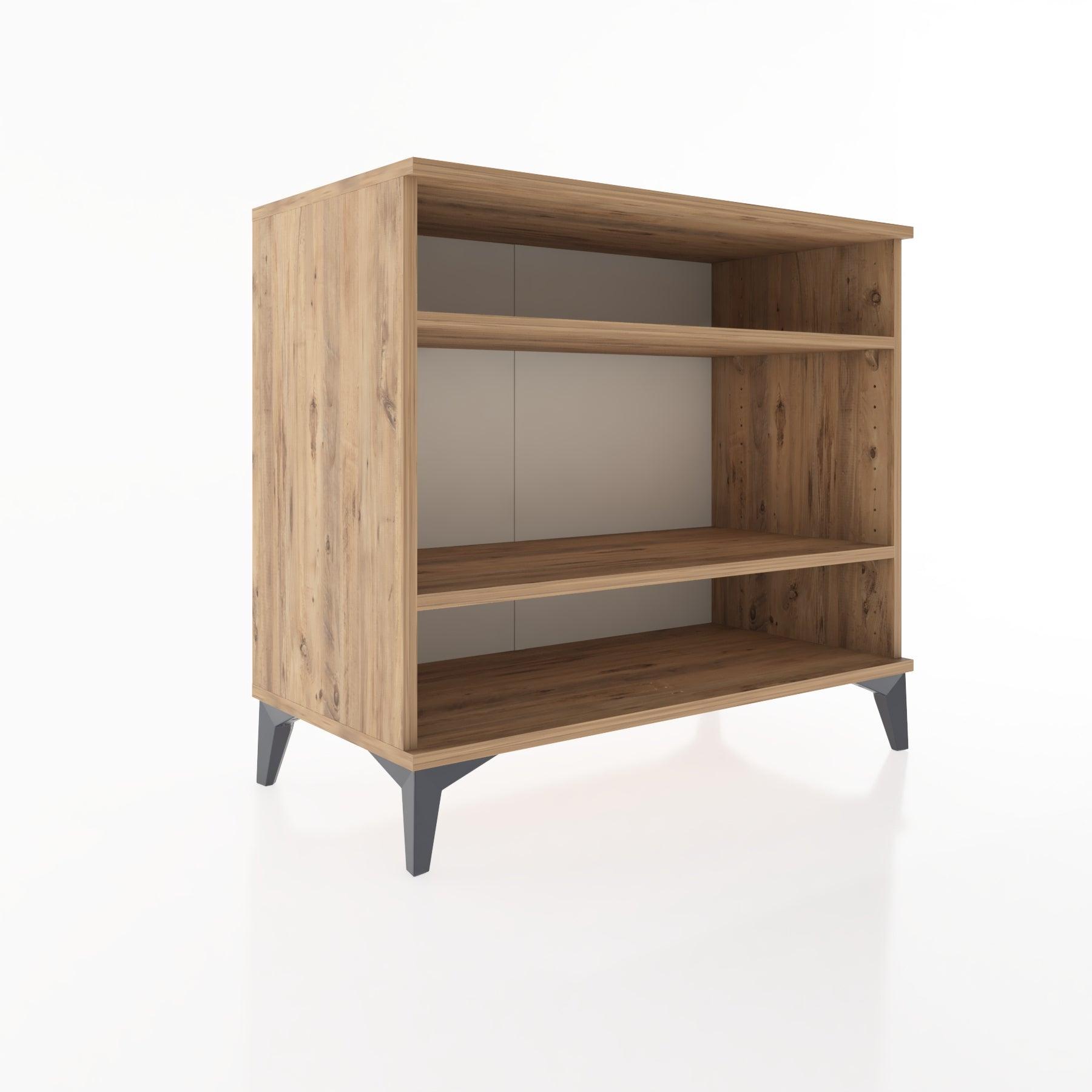 Woodntry Modüler Şifonyer Çam 88x44x68 cm Raflı R67-3