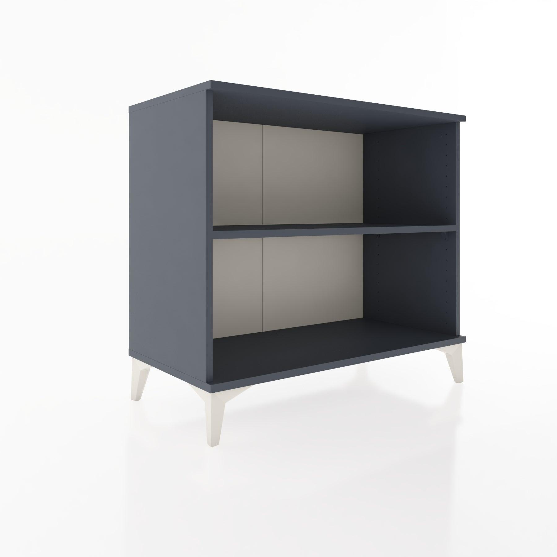 Woodntry Modüler Şifonyer Antrasit 88x44x68 cm Raflı R68-2