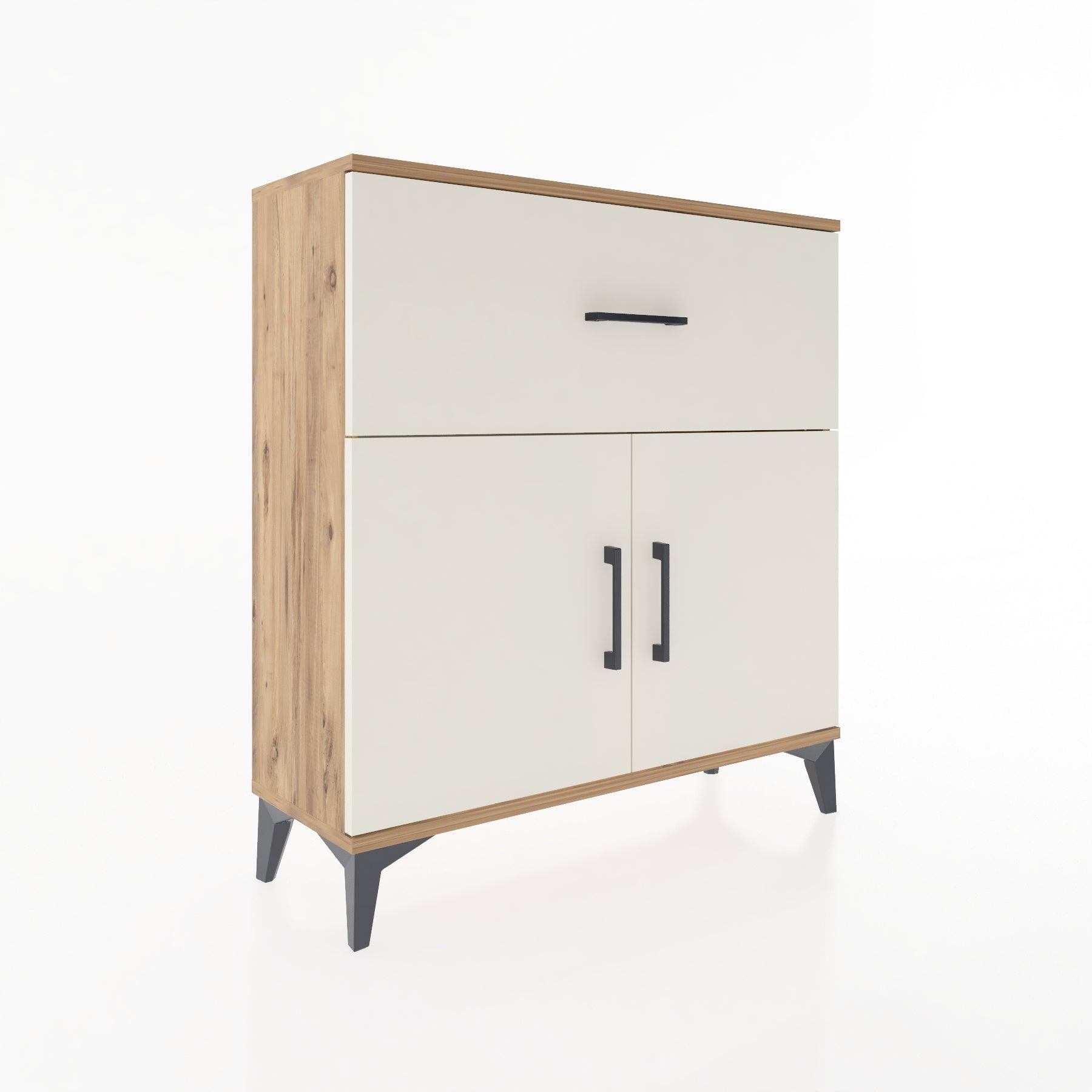 Woodntry Modular Dresser Pine 88x30x84 cm with Cover and Drawer KC68-3